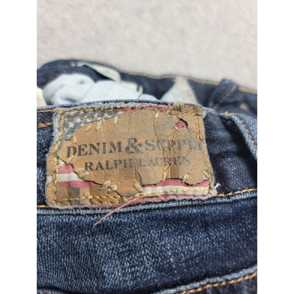 Denim Supply‎ Ralph Lauren Jeans Womens 25x30 (24x29) Skinny Mid Stretch Blue - Picture 11 of 13